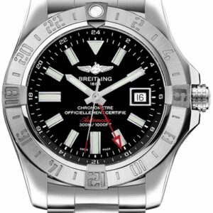 Breitling Avenger II GMT Black Dial Men’s Watch A32390111B1A1