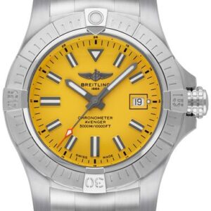 Breitling Avenger Seawolf Yellow Dial Men’s Watch A17319101I1A1