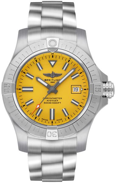 Breitling Avenger Seawolf Yellow Dial Men’s Watch A17319101I1A1