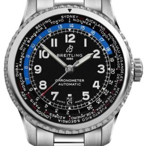 Breitling Aviator 8 B35 Unitime 43mm Men’s Watch AB3521U41B1A1