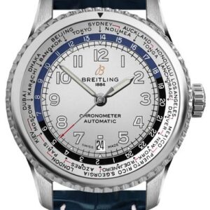 Breitling Aviator 8 Unitime 43mm Silver Dial Men’s Watch AB3521U01G1P2