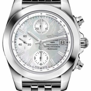 Breitling Chronomat 38 Pearl White Dial Women’s Watch W1331012/A774-385A