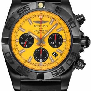 Breitling Chronomat 44 Blacksteel Yellow Dial Men’s Watch MB0111C3/I531-262S