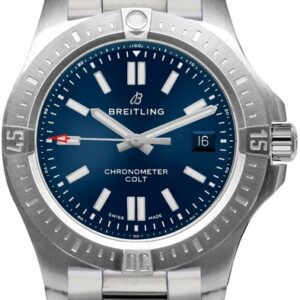 Breitling Chronomat Colt Automatic 44 Blue Dial A17388101C1A1