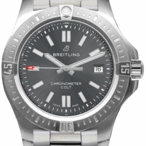 Breitling Chronomat Colt Automatic Grey Dial Men’s Watch 41 A17313101F1A1