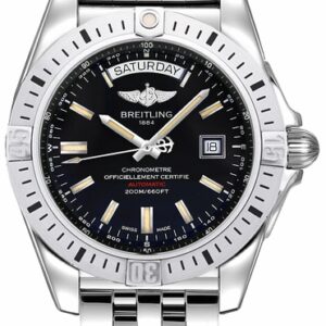 Breitling Galactic 44 Day Date Black Dial Men’s Watch A45320B9/BD42-375A