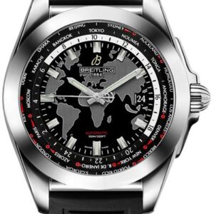 Breitling Galactic Unitime 44mm Steel Men’s Watch WB3510U4/BD94-152S