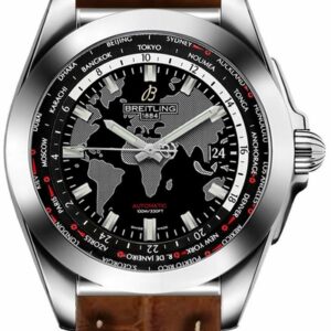 Breitling Galactic Unitime Trophy Black Dial Men’s Watch WB3510U4/BD94-500P