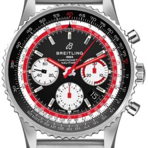 Breitling Navitimer B01 Chronograph 43 Swissair Steel Watch AB01211B1B1A1 / 154A