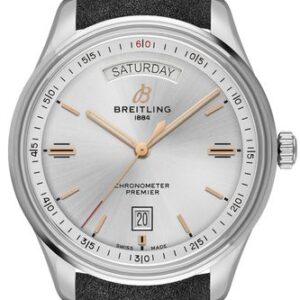 Breitling Premier Automatic Day & Date 40 Silver Dial Men’s Watch A45340211G1X4