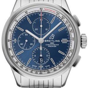 Breitling Premier Chronograph 42 Blue Dial Men’s Watch A13315351C1A1