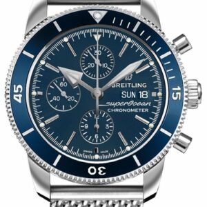 Breitling Superocean Heritage II Chronograph 44 Blue Dial Men’s Watch A13313161C1A1