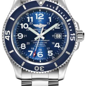 Breitling Superocean II 42 Mariner Blue Steel Men’s Watch A17365D11C1A1