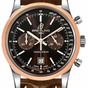 Breitling Transocean Chronograph 38 Brown Dial Men’s Watch U4131012/Q600-725P