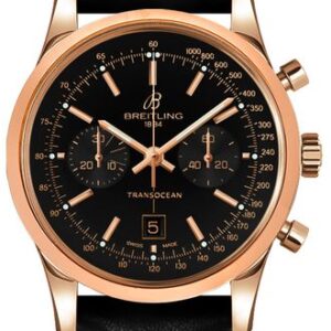 Breitling Transocean Chronograph 38 Gold Luxury Men’s Watch R4131012/BC07-428X