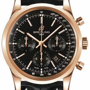 Breitling Transocean Chronograph Solid 18k Rose Gold Men’s Watch RB015212/BB16-743P