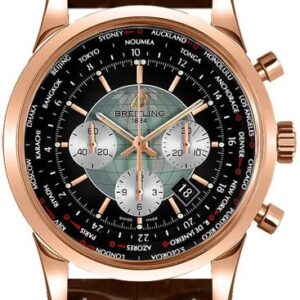 Breitling Transocean Unitime Rose Gold Men’s Watch RB0510U4/BB63-756P