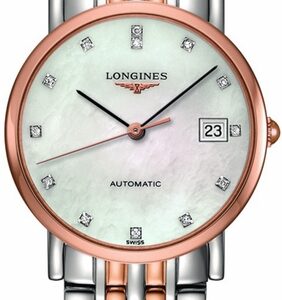 Longines Elegant Collection Rose Gold Ladies Automatic Watch L4.809.5.87.7