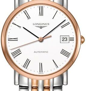 Longines Elegant Rose Gold & Steel Women’s Watch L4.809.5.11.7