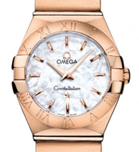 Omega Constellation Solid Rose Gold Luxury Women’s Watch 123.50.24.60.05.001