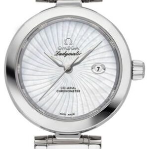 Omega De Ville Ladymatic Pearl White Supernova Pattern Dial Women’s Watch 425.30.34.20.05.001