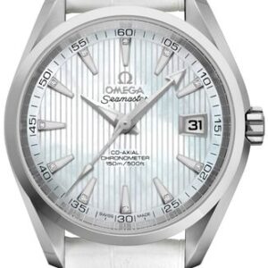 Omega Seamaster Aqua Terra White Pearl & Diamond Men’s Watch 231.13.39.21.55.001