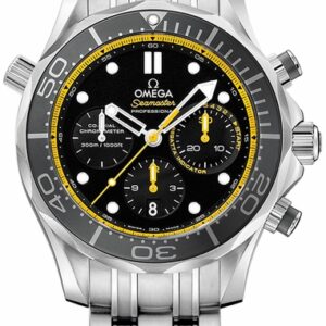 Omega Seamaster Black & Yellow Men’s Watch 212.30.44.50.01.002