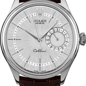 Rolex Cellini Date Silver Dial Luxury Men’s Watch 50519