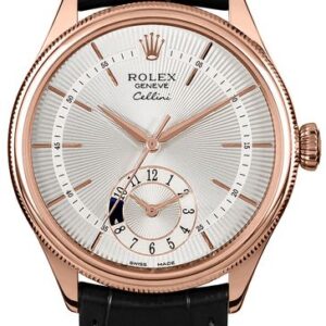 Rolex Cellini Dual Time Double Bezel Men’s Watch 50525