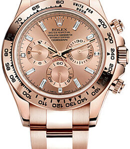 Rolex Cosmograph Daytona Rose Gold Watch 116505