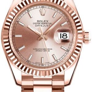 Rolex Datejust 31 Everose Gold President Bracelet Women’s Watch 178275