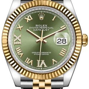 Rolex Datejust 36 Olive Green Dial Midsize Watch 126233