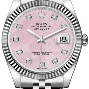 Rolex Datejust 36 Pink Mother of Pearl Dial Women’s Watch 116234