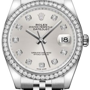 Rolex Datejust 36 Silver Women’s Watch 116244