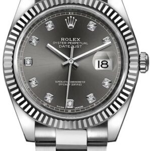 Rolex Datejust 41 Diamond Dial Men’s Watch 126334