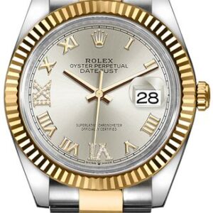 Rolex Datejust Silver Roman Numeral Women’s Watch 126233