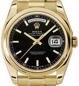 Rolex Day-Date 36 Automatic Solid Gold Watch 118208