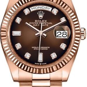 Rolex Day-Date 36 Brown Ombre Dial Men’s Watch 128235