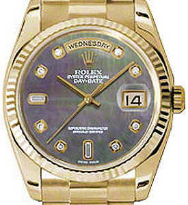 Rolex Day-Date 36 Diamond Solid Gold Watch 118238