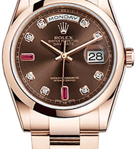 Rolex Day-Date 36 Gold Men’s Watch 118205