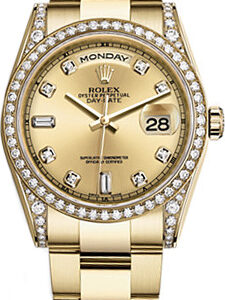 Rolex Day-Date 36 Gold Watch 118388