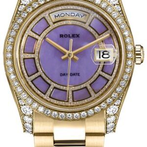 Rolex Day-Date 36 Lavender Dial Watch 118388