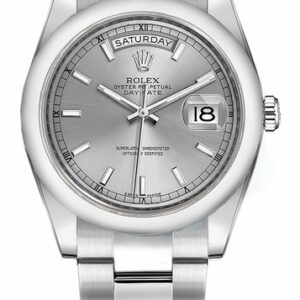 Rolex Day-Date 36 Luxury Swiss White Gold Watch 118209