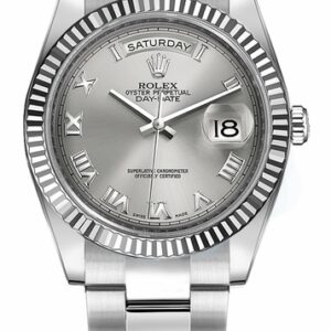 Rolex Day-Date 36 Men’s Automatic 18K White Gold Watch 118239