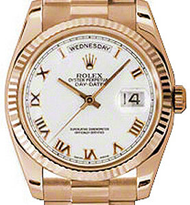 Rolex Day-Date 36 Men’s Luxury Rose Gold Watch 118235