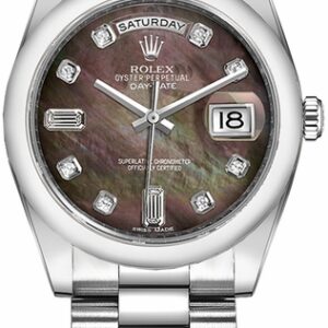 Rolex Day-Date 36 President Bracelet Platinum Watch 118206