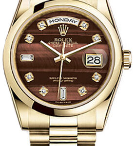 Rolex Day-Date 36 Solid 18K Gold Watch 118208