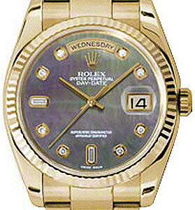 Rolex Day-Date 36 Solid 18K Yellow Gold Men’s Watch 118238