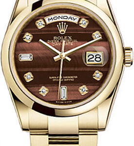 Rolex Day-Date 36 Solid Gold Watch 118208