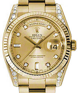 Rolex Day-Date 36 Solid Gold Watch 118338